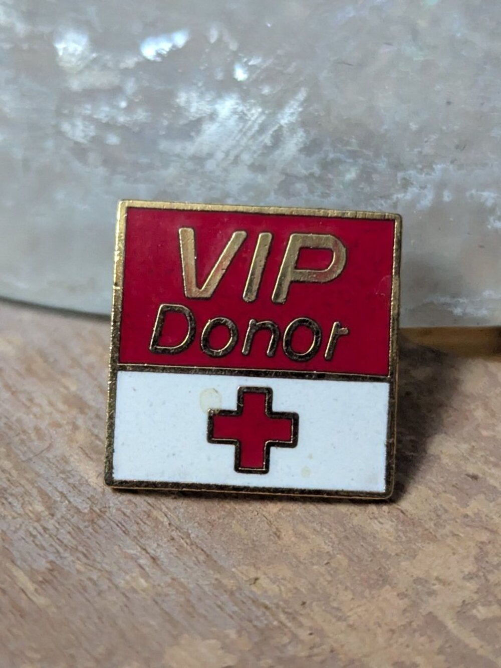American Red Cross VIP Donor Lapel Hat Jacket Pin